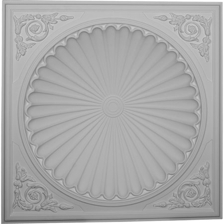 Ekena Millwork 38 1/2"OD x 30 3/4"ID x 6 1/2"D Odessa Recessed Mount Ceiling Dome DOME38OD